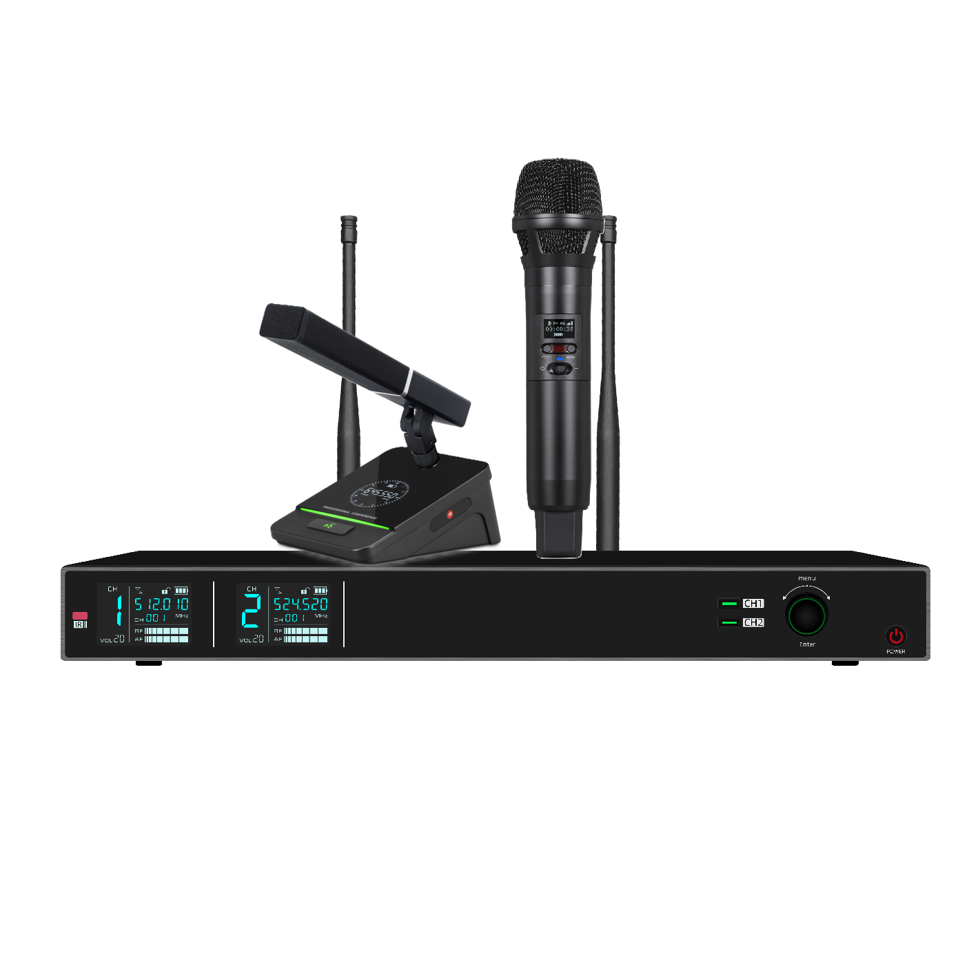 MKS-9800-X2 True Diversity Wireless Microphone System