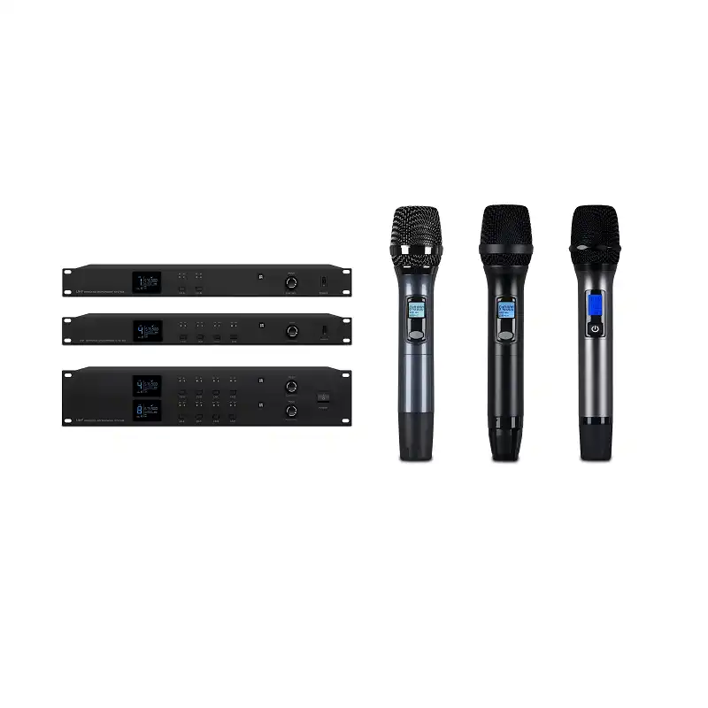 MKS-6624 Professional 4-Channel UHF Wireless Microphone System